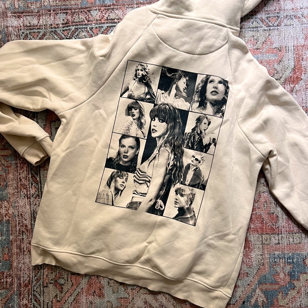 Taylor Swift The Eras Tour Cream Hoodie Gem
